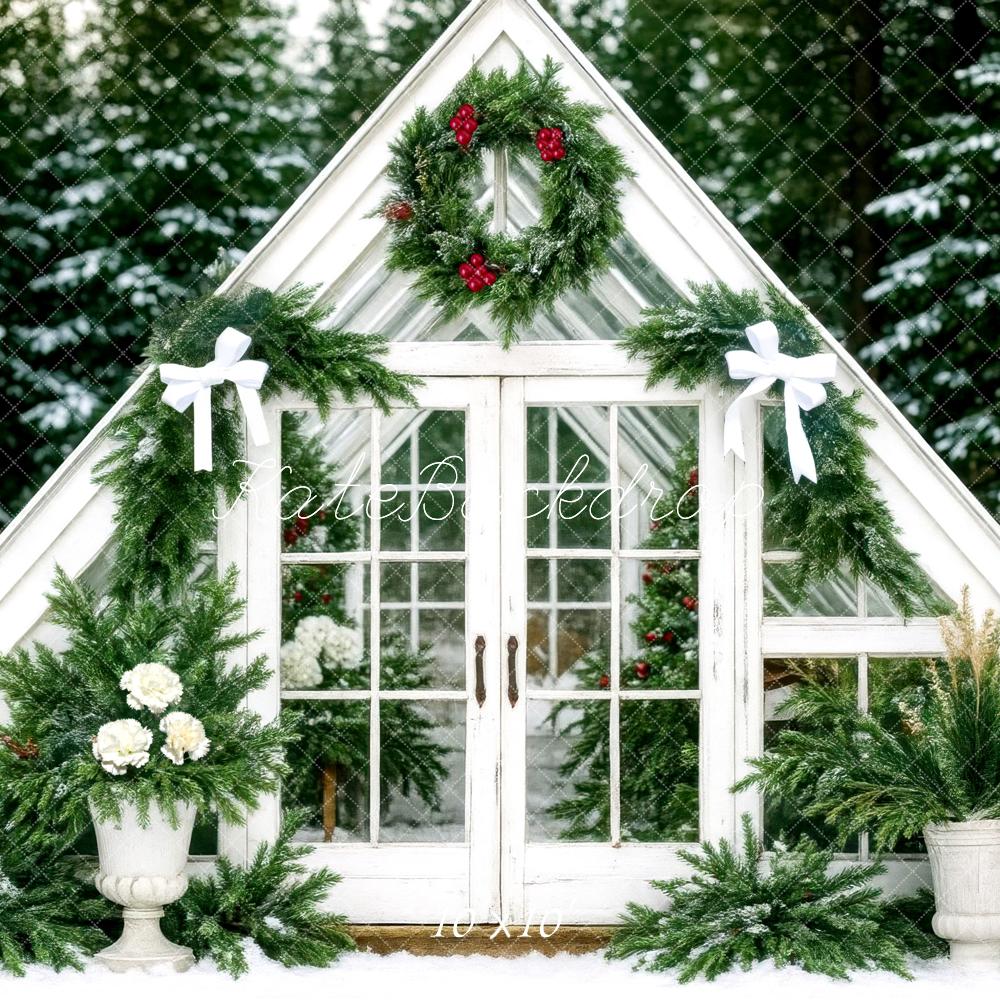 Kate Noël Serre Végétaux Forêt Toile de fond conçue par Mini MakeBelieve - Kate Backdrop FR