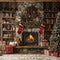 Kate Noël Cheminée Étagère à livres Cadeaux Toile de fond conçue par Emetselch - Kate Backdrop FR