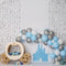 Kate Château Carrosse Arc Ballons Bleu Toile de fond conçue par Melissa King