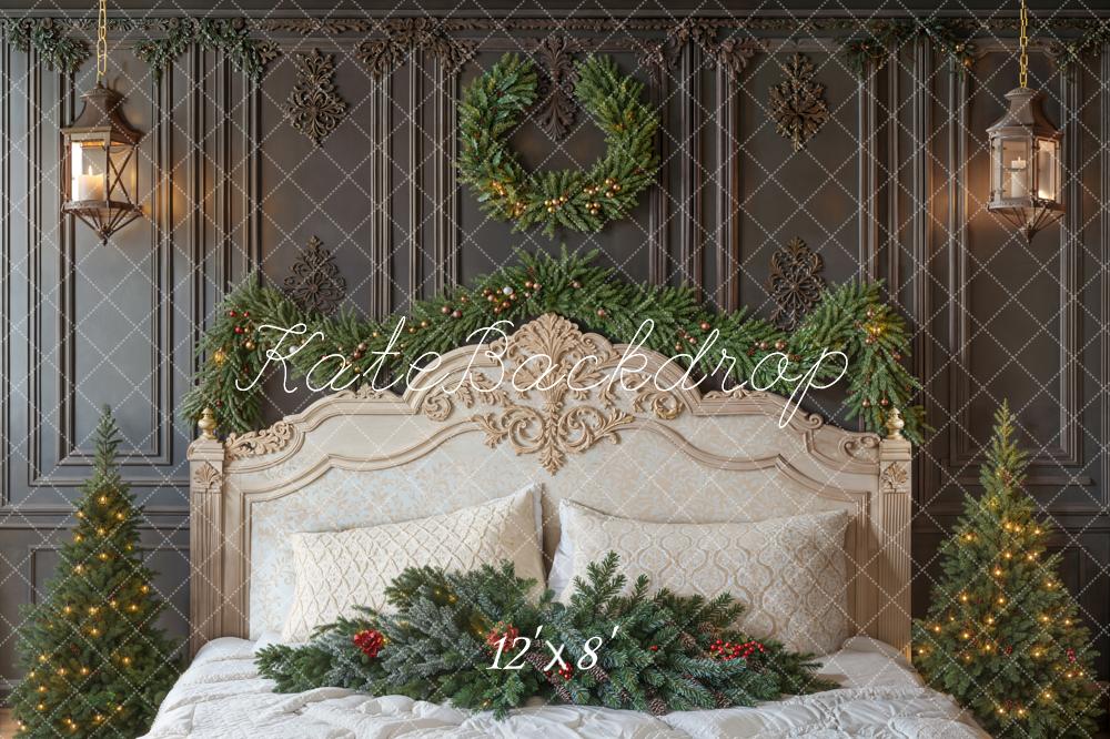 Kate Noël Chambre Tête de lit Vintage Toile de fond en Laine conçue par Emetselch - Kate Backdrop FR