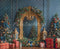 Kate Noël Sapins Miroir Lanternes Toile de fond en Laine conçue par Emetselch - Kate Backdrop FR