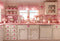 Kate Saint Valentin Cuisine Rose Vintage Toile de fond conçue par Emetselch