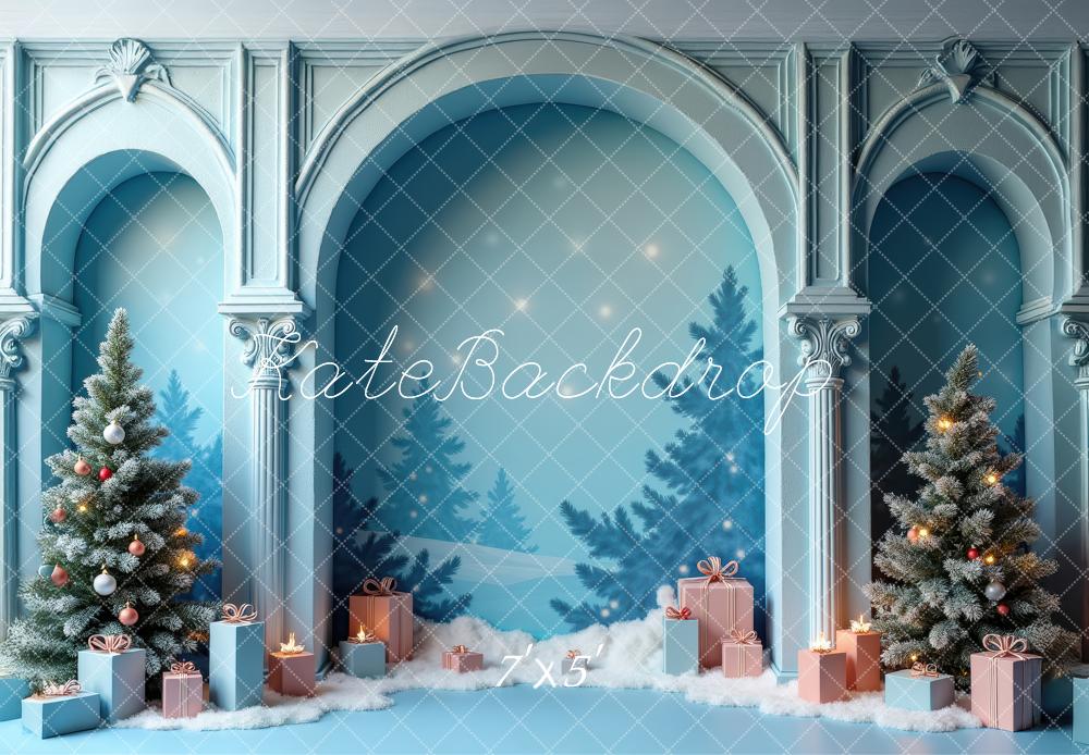 Kate Noël Arche Sapin Cadeaux Toile de fond conçue par Laura Bybee - Kate Backdrop FR