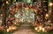 Kate Saint Valentin Fleurs Lumières Toile de fond en Laine conçue par Emetselch