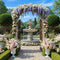 Kate Mariage Arche Fleurs Fontaine Jardin Toile de fond conçue par Mini MakeBelieve - Kate Backdrop FR
