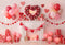 Kate Saint Valentin Cœurs Ballons Cadeaux Toile de fond conçue par Emetselch - Kate Backdrop FR