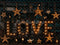 Kate Saint Valentin LOVE Lumière Étoiles Toile de fond en Laine conçue par Emetselch