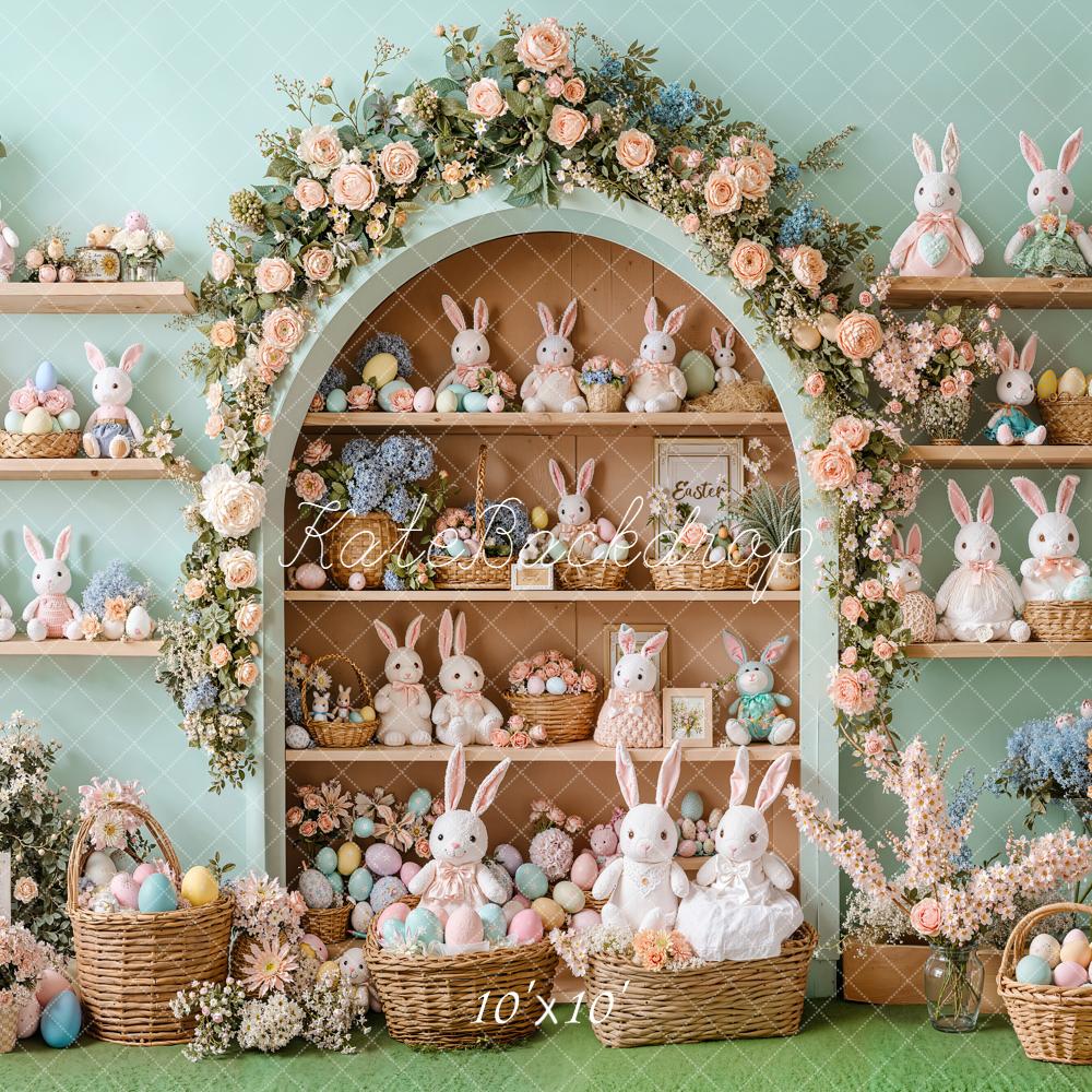 Kate Pâques Lapins Œufs Placard Toile de fond conçue par Emetselch