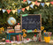 Kate Scolaire Tableau Noir Livres Toile de fond en Laine conçue par Emetselch - Kate Backdrop FR