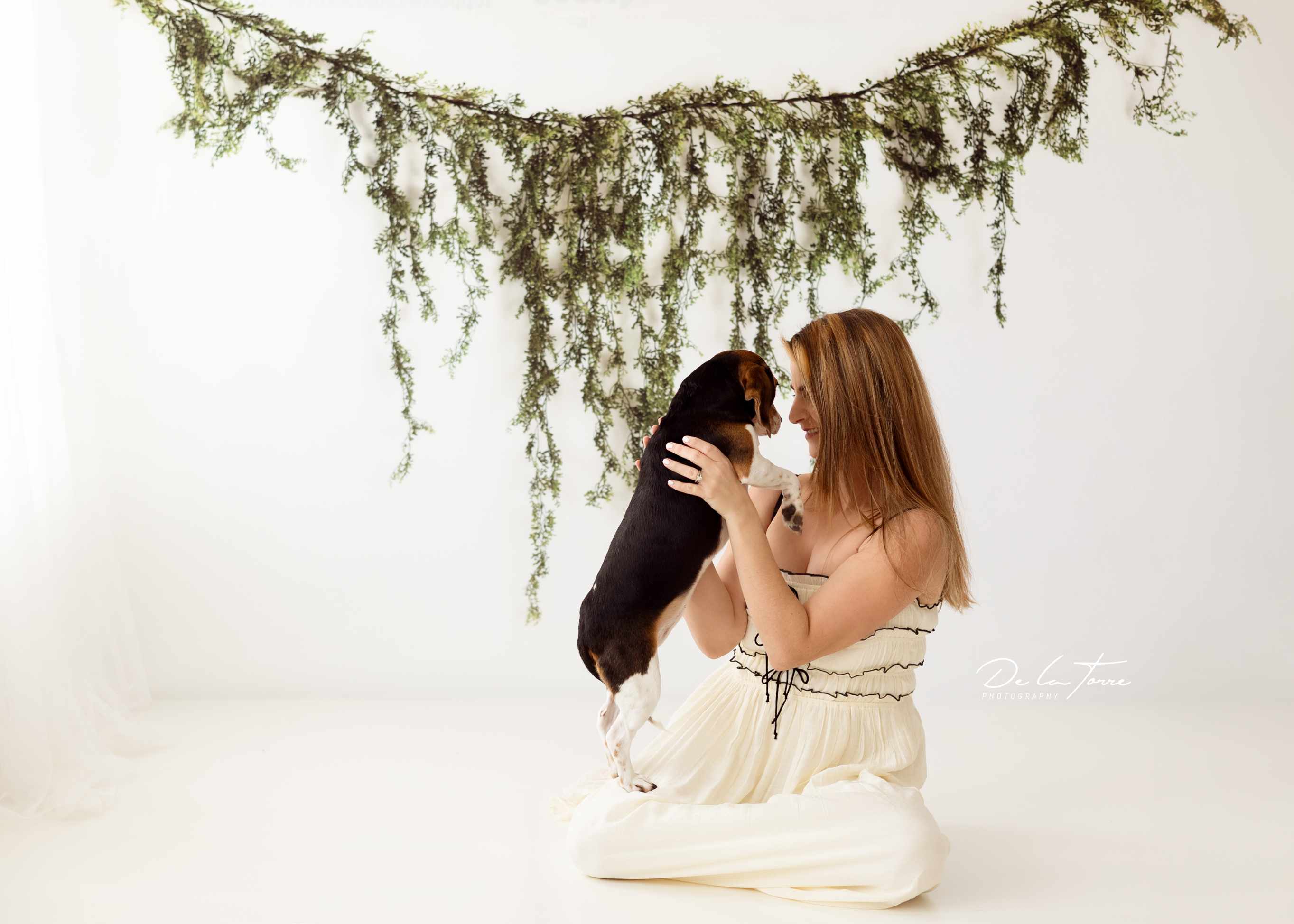Kate Guirlande de vigne Blanc Toile de fond conçue par Mandy Ringe - Kate Backdrop FR