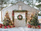Kate Noël Maison Sapins Cadeaux Toile de fond en Laine conçue par Emetselch - Kate Backdrop FR