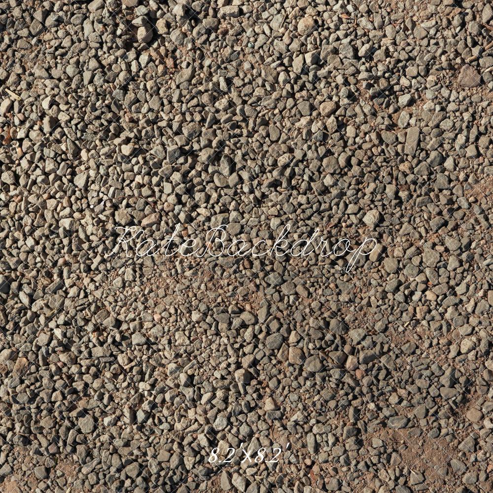 Kate Gravier Pierre Marron Sol Toile de fond conçue par Mini MakeBelieve - Kate Backdrop FR
