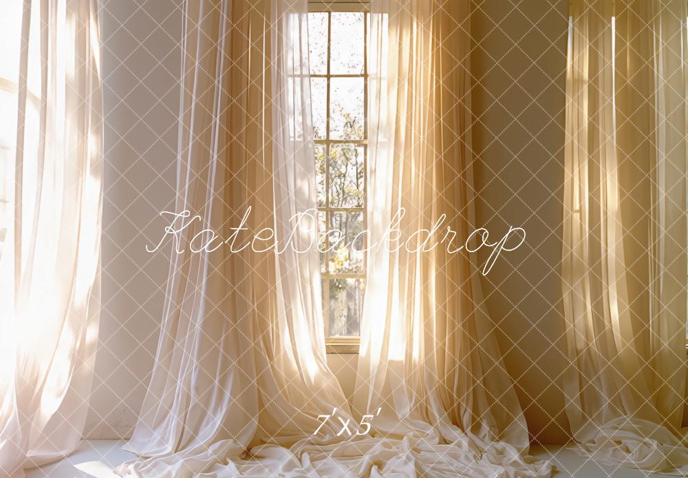 Kate Fenêtre Rideaux Voilage Lumière Toile de fond conçue par Mini MakeBelieve