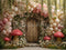Kate Fée Champignons Porte Fleurs Ballons Toile de fond conçue par Ashley Paul - Kate Backdrop FR