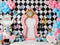 Kate Horloge Clé Ballons Conte de fées Toile de fond conçue par Patty Roberts
