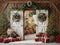 Kate Noël Porte Cadeaux Sapins Toile de fond en Laine conçue par Emetselch - Kate Backdrop FR