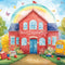 Kate Scolaire École Arc-en-ciel Papillons Toile de fond conçue par Emetselch - Kate Backdrop FR
