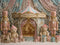 Kate Noël Carrousel Soldats Ours Cadeaux Toile de fond conçue par Ashley Paul