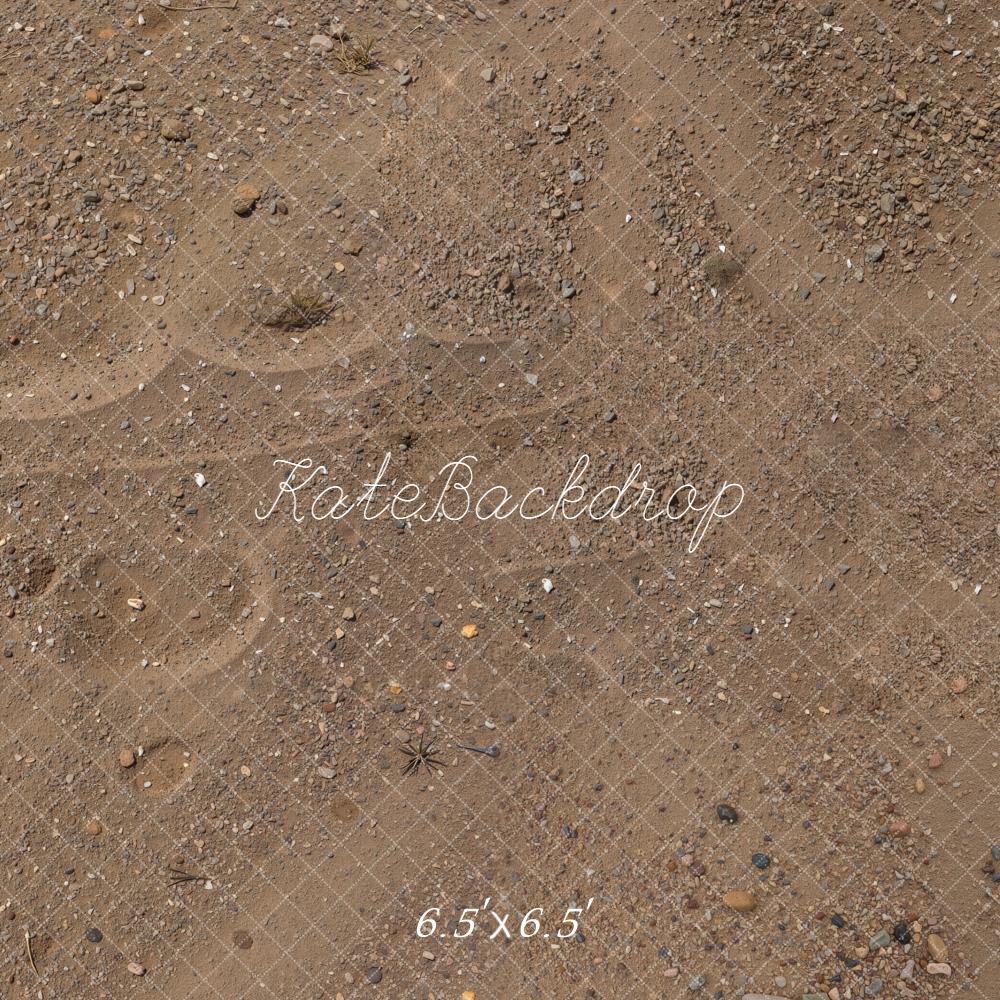 Kate Sol Sable Gravier Brun Sol Toile de fond conçue par kate image - Kate Backdrop FR