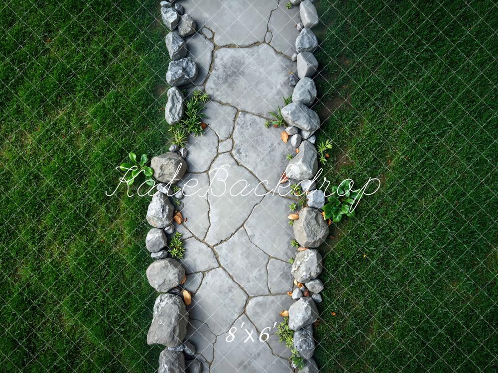 Kate Herbe Chemin Pierre Sol Toile de fond conçue par Mini MakeBelieve