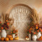 Kate Automne Boho Citrouilles Vases Fleurs Toile de fond conçue par Emetselch - Kate Backdrop FR