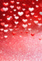 Kate Saint Valentin Cœurs Rouge Paillettes Toile de fond conçue par Emetselch - Kate Backdrop FR