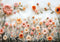 Kate Floral Broderie Fleurs Pastel Toile de fond conçue par Mini MakeBelieve