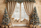 Kate Noël Sapins Fenêtre Cadeaux Toile de fond conçue par Emetselch - Kate Backdrop FR
