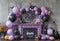 Kate Halloween Ballons Toile d'araignée Violet Toile de fond conçue par Emetselch - Kate Backdrop FR