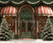 Kate Noël Boutique Sapins Porte Toile de fond en Laine conçue par Emetselch - Kate Backdrop FR