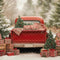 Kate Noël Camion Rouge Cadeaux Sapins Toile de fond conçue par Emetselch - Kate Backdrop FR