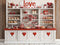 Kate La Saint Valentin Pâtisserie Cœurs Toile de fond en Polar conçue par Emetselch