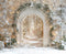 Kate Hiver Arche Neige Lumière Fleurs Toile de fond en Laine conçue par Emetselch