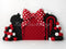 Kate Anniversaire Rouge Noir Nœud Ballons Toile de fond conçue par Ashley Paul
