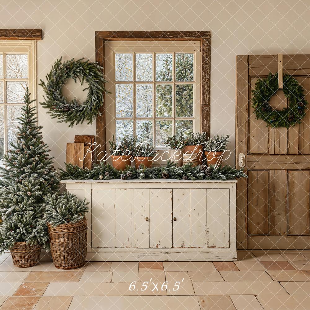Kate Noël Intérieur Sapin Fenêtre Toile de fond conçue par Emetselch