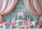 Kate Licorne Manège Cadeaux Rideaux Toile de fond conçue par Mini MakeBelieve - Kate Backdrop FR