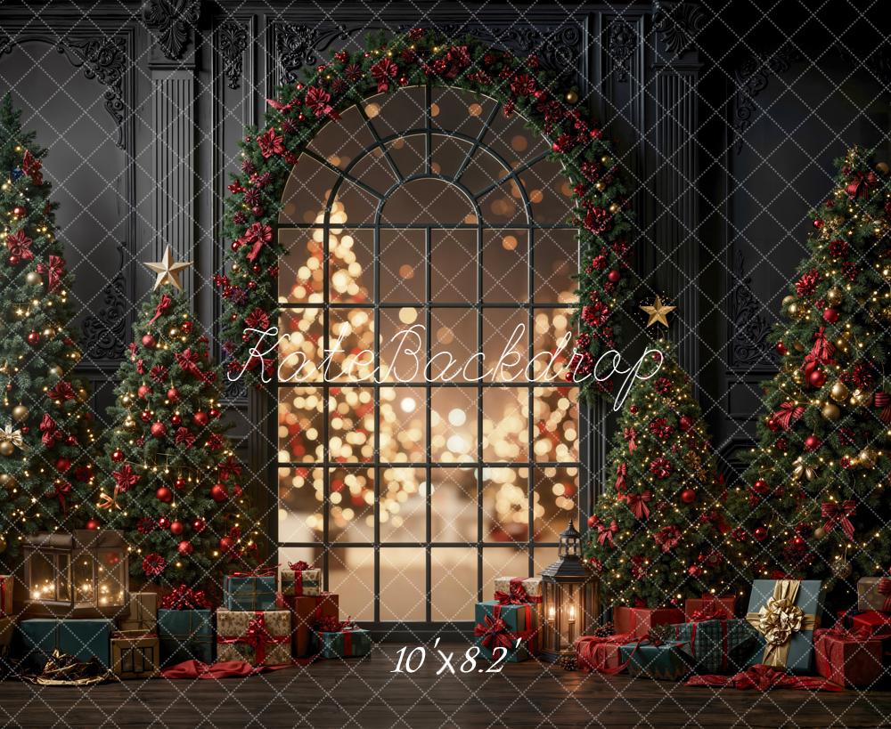 Kate Noël Sapins Fenêtre Lumière Toile de fond conçue par Emetselch