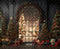Kate Noël Sapins Fenêtre Lumière Toile de fond en Laine conçue par Emetselch