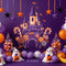 Kate Halloween Château Fantômes Bonbons Toile de fond conçue par Patty Roberts
