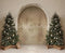 Kate Noël Sapins Arche Beige Toile de fond en Laine conçue par Emetselch