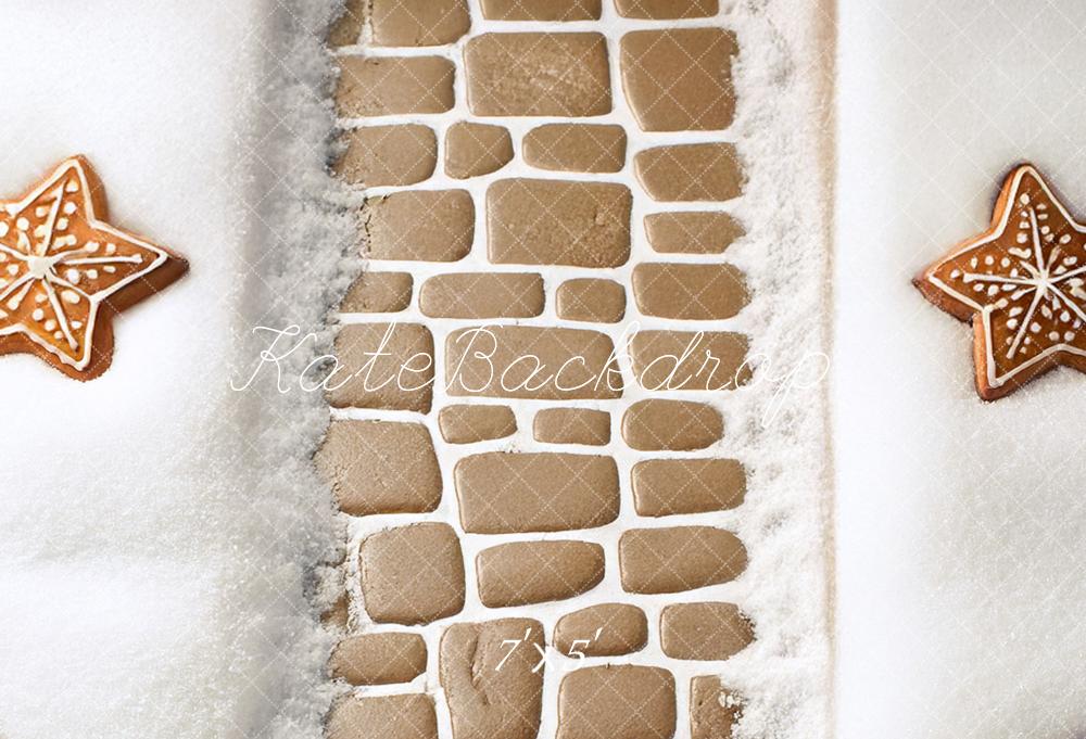Kate Noël Chemin Étoile Neige Sol Toile de fond conçue par Mandy Ringe