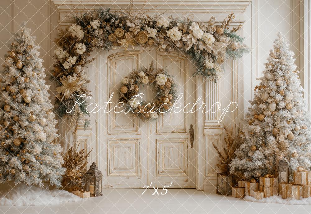 Kate Noël Arbre Cadeaux Porte Fleurs Toile de fond conçue par Ashley Paul