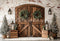 Kate Noël Porte Grange Bois Lanternes Toile de fond conçue par Emetselch - Kate Backdrop FR