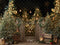 Kate Sapins de Noël Bokeh Lumière Toile de fond conçue par Emetselch - Kate Backdrop FR