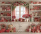 Kate La Saint Valentin Fleurs Cadeaux Toile de fond en Laine conçue par Emetselch - Kate Backdrop FR