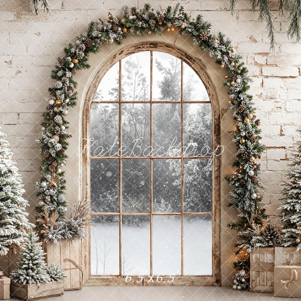 Kate Noël Fenêtre Arbre Cadeaux Toile de fond conçue par Emetselch - Kate Backdrop FR
