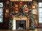 Kate Noël Cheminée Couronnes Cadres Toile de fond conçue par Mini MakeBelieve - Kate Backdrop FR