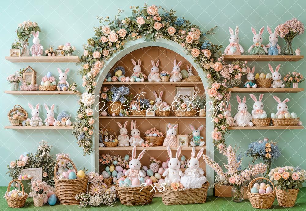Kate Pâques Lapins Œufs Placard Toile de fond conçue par Emetselch