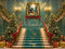 Kate Noël Escalier Sapin Décor Toile de fond conçue par Emetselch - Kate Backdrop FR