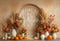 Kate Automne Boho Citrouilles Vases Fleurs Toile de fond conçue par Emetselch - Kate Backdrop FR